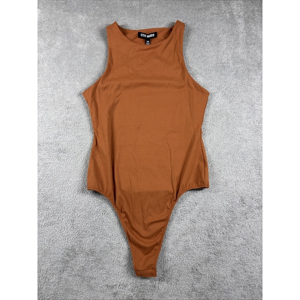 Steve Madden Women'sBrown Body Suit Sleeveless Tank Size  XSmall NWT‎